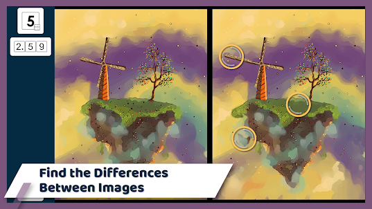 Find 1 & 10 Differences 60 Lvl