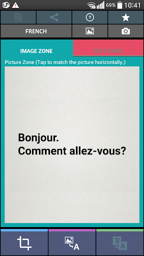 Android application Text Scanner French (OCR) screenshort
