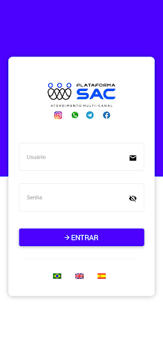 Android application Plataforma SAC screenshort