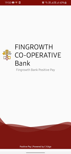 Android application Fingrowth Positive Pay screenshort