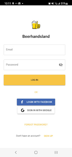 Android application Beerhands screenshort