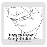 How to Draw Easy Goku icon
