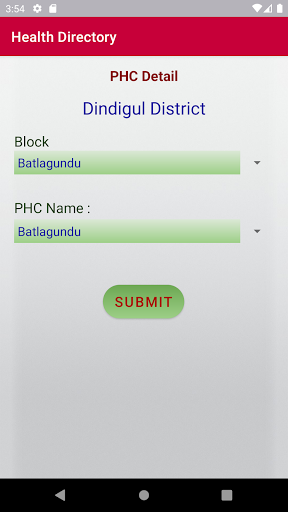 Health Directory Screen 3