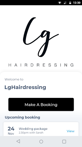 Android application LgHairdressing screenshort