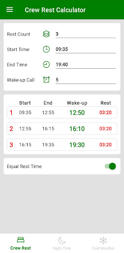 Android application Flight Bag screenshort