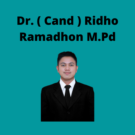 Dr (cand) Ridho Ramadhon M.Pd