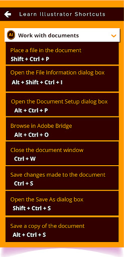 Graphic Tools Shortcuts Keys Screen 3