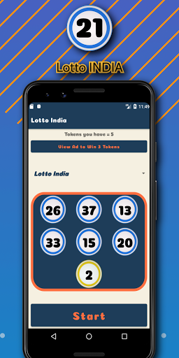 Android application Lotto India screenshort
