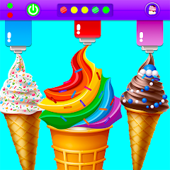 Ice Cream Cone Shop Maker Game icon