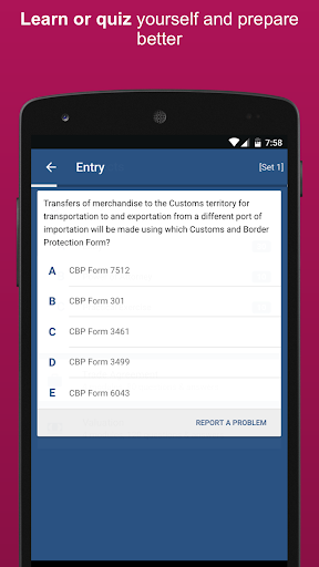 Customs Broker License Practic Screen 3