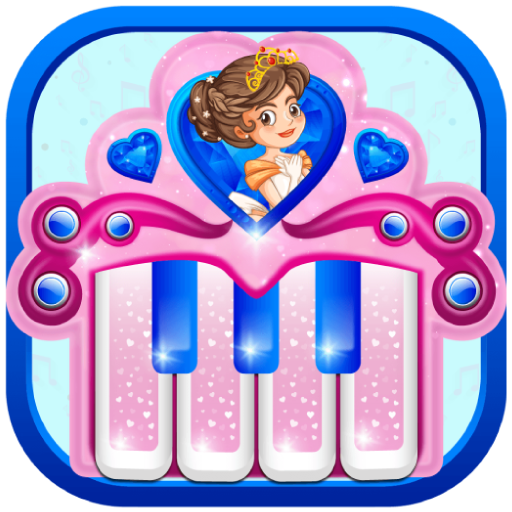 Pink Real Piano Princess Piano  Icon