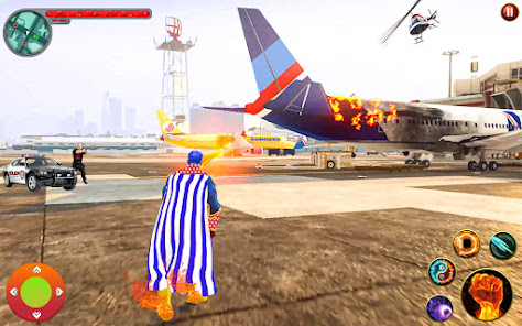 Fire Flying Hero Games fireman  screenshots 1