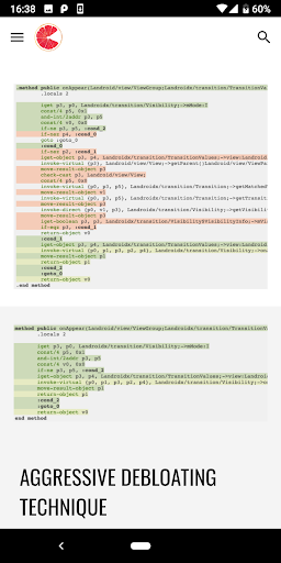 DebloatApp Screen 2