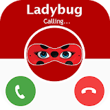 Fake call from ladybug 2018 icon
