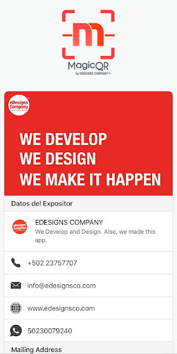 MagicQR for Events Screen 3