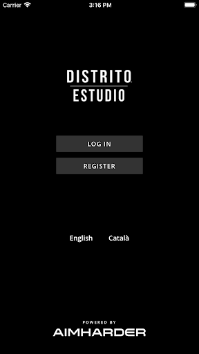 Android application Distrito Estudio screenshort