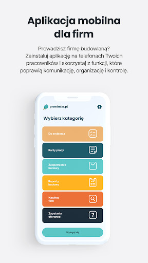 Android application Przedmiar screenshort