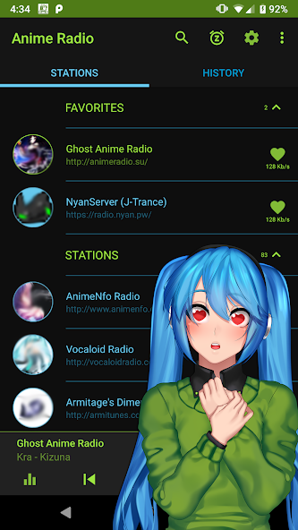 Anime Music Radio J-pop J-rock 4.15.0 APK + Мод (Unlimited money) за Android