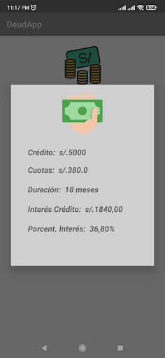 DeudApp Screen 2