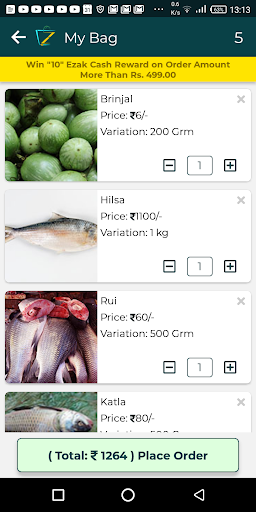 Fresh Krate ঘরে বসে বাজার করুন Screen 3