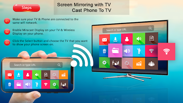 Screen Mirroring with TV - Cas - 1.0 - (Android)