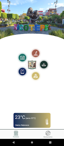 Android application Xicotepec Turismo screenshort