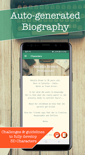 Auctor: Character Generator Screen 3
