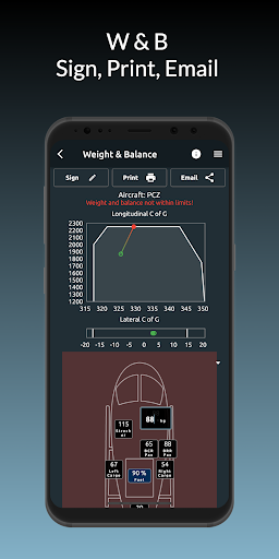 Android application Tool in the Cockpit screenshort