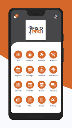 Android application Fisiopro1 screenshort
