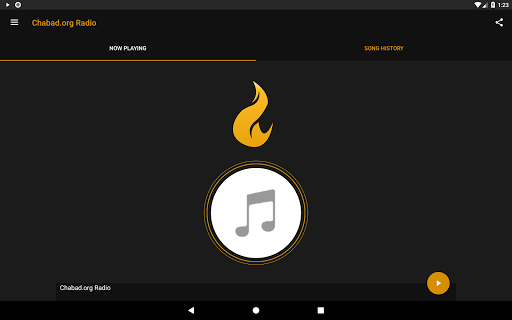 Screenshot of Chabad.org Radio