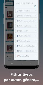O Google Play Livros tem os recursos de biblioteca que você quer