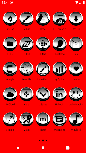 White Icon Pack Style 3 Screen 3