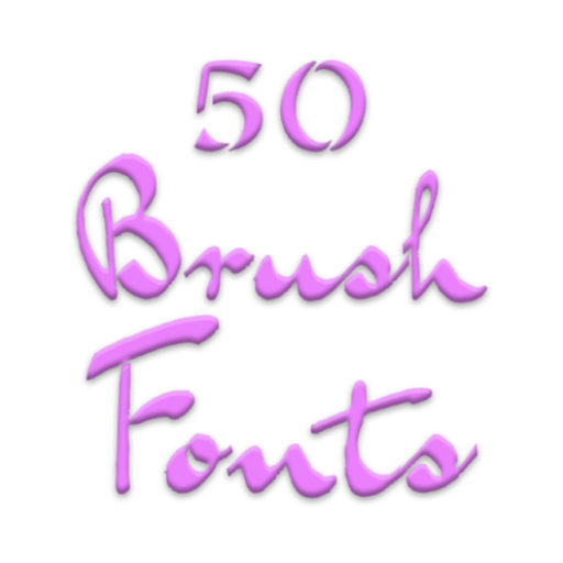 Brush Fonts Message Maker  Icon