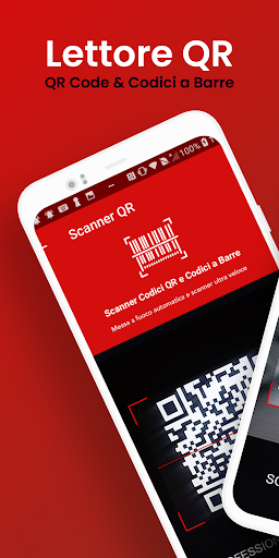 Android application Lettore QR & Codici a Barre screenshort