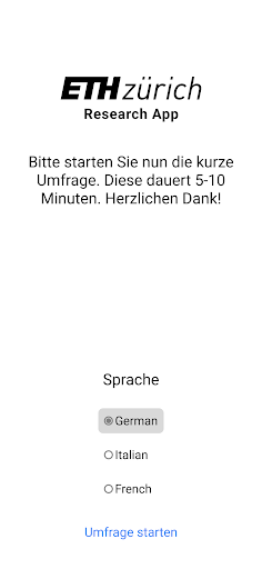 ETH Research App Screen 2