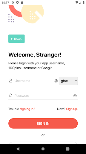 GIOE Screen 2