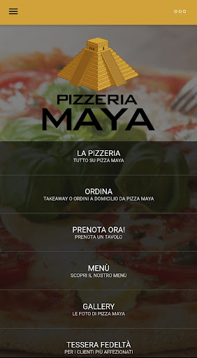 Android application Pizza Maya screenshort