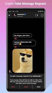 Captura de Pantalla 3 Fauxy App - Fake Chats Post St android