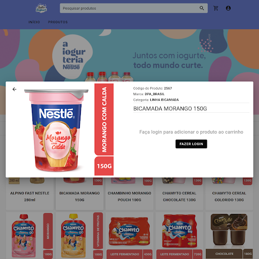 Portal Joghurt Screen 2