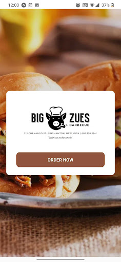 Android application Big Zues BBQ screenshort
