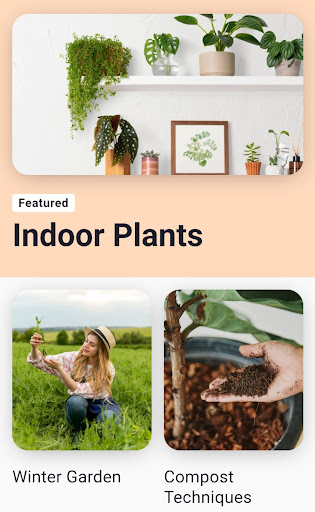 Android application Plant Identifier App screenshort