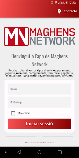 Android application Maghens Network screenshort