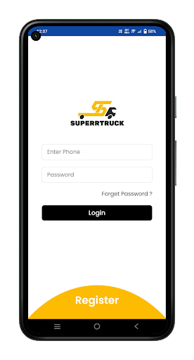 Android application SuperrTruck screenshort