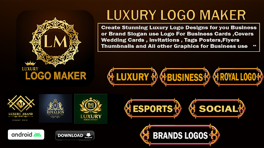 Luxury Logo maker, Logo Design Unknown