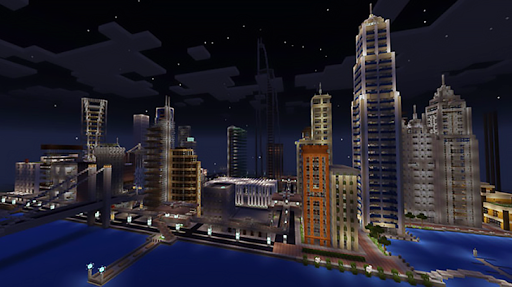 City maps for Minecraft PE