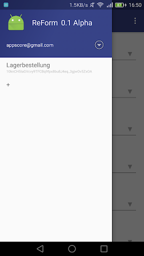 Android application ReForm - Report Form screenshort