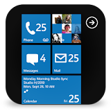 GO SMS Pro WP8  blue theme! icon