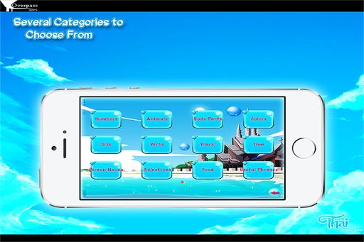 Thai Words Bubble Bath Game Screen 3