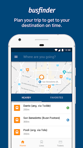 Android application CTM BusFinder screenshort