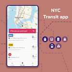screenshot of NYC Transit: MTA Subway Times